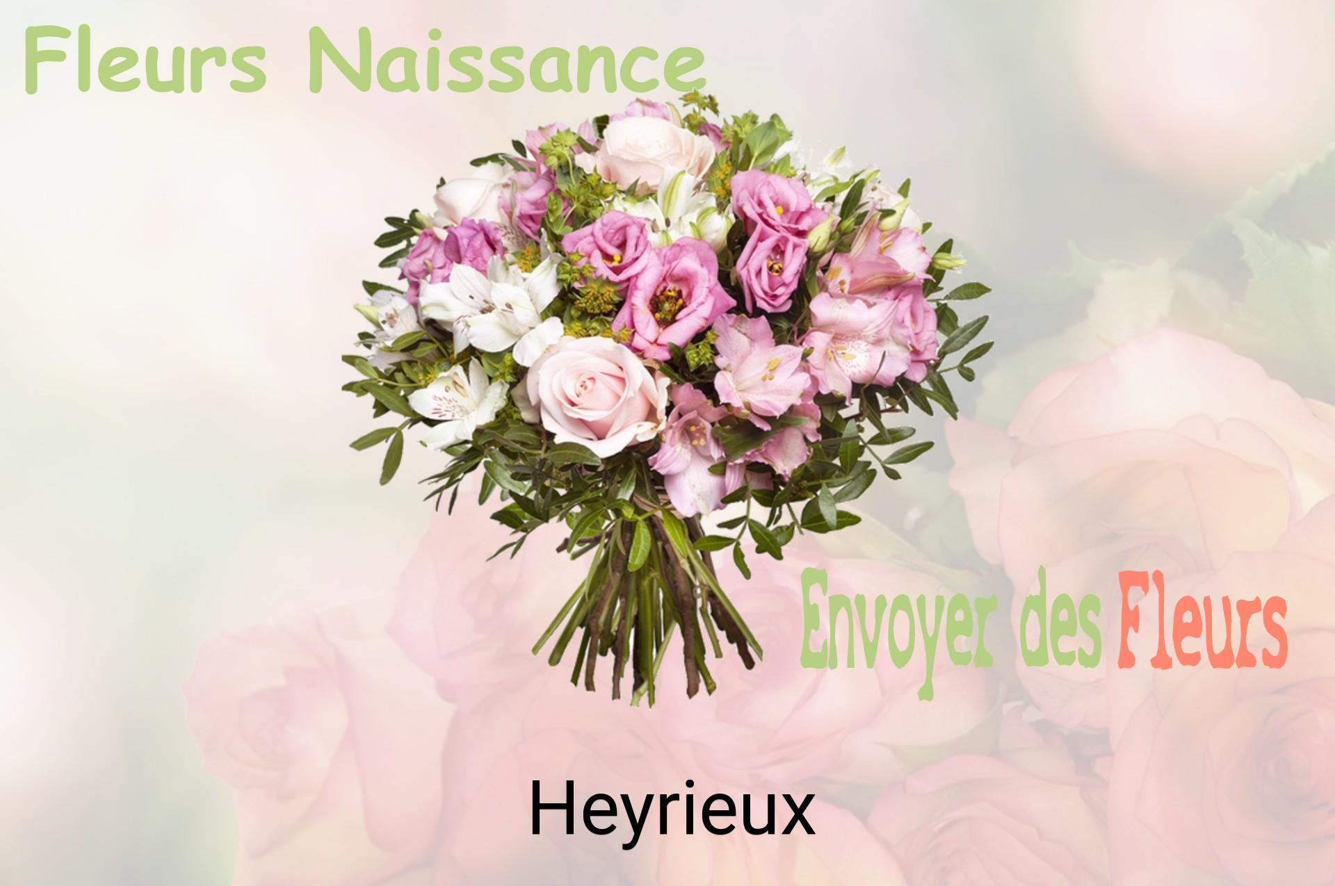 Bouquet de fleurs de naissance livré à Heyrieux